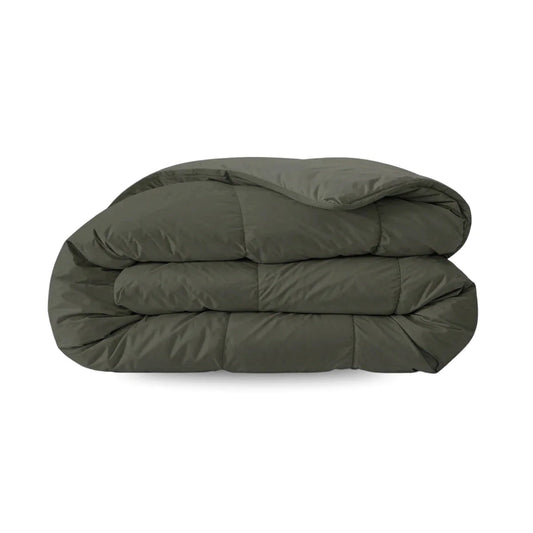Zelesta Pure Uni Cotton Summer Duvet - Olive Black