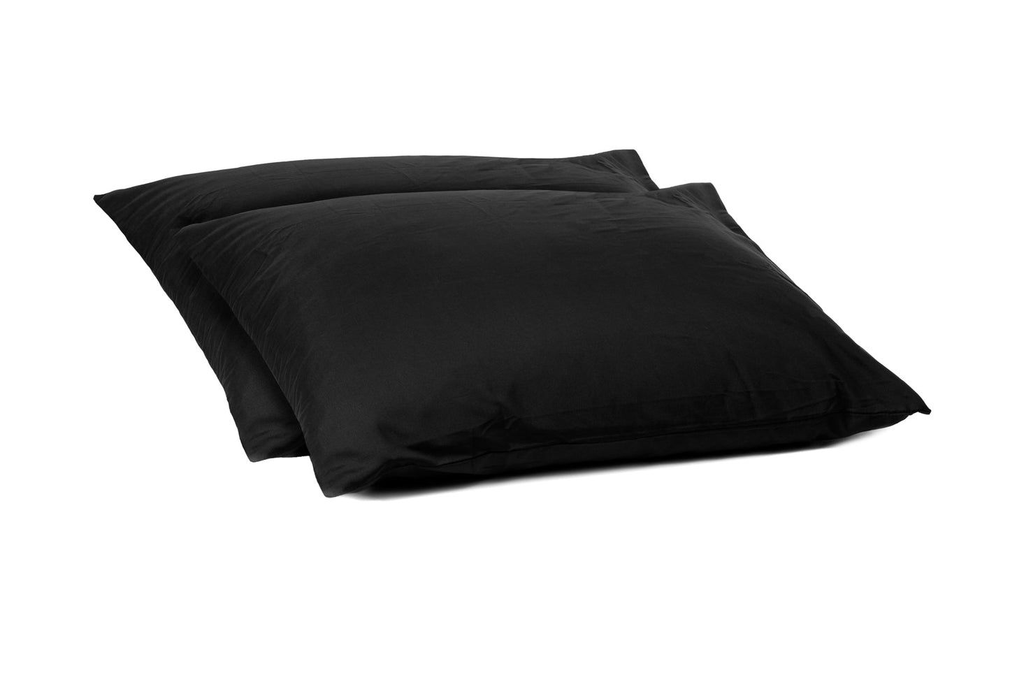 Zelesta Comfort Unie Taie d'Oreiller Lot de 2 - Noir
