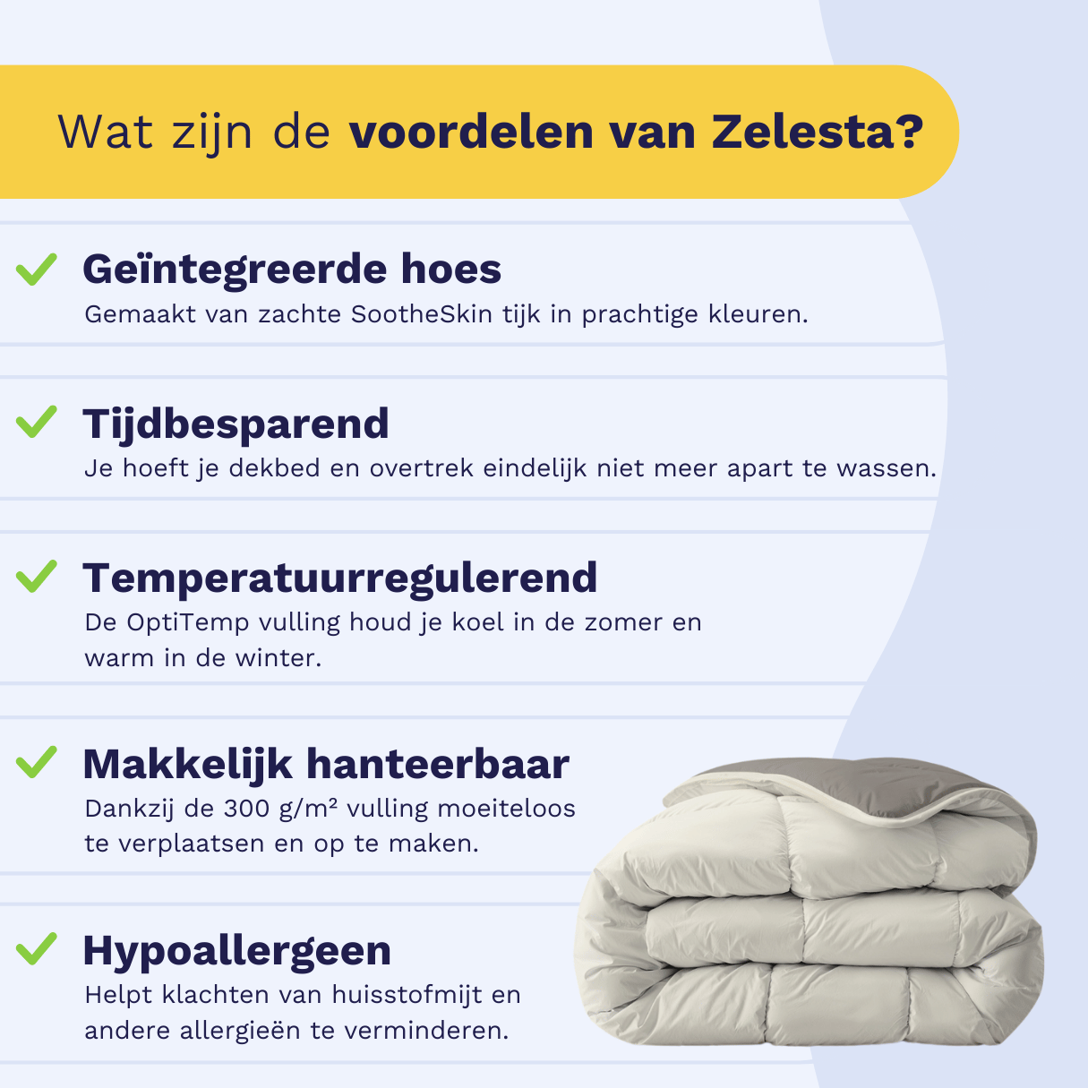 Zelesta Royalbed - Gris Tendre & Crème