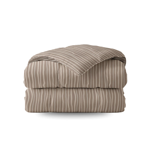 Zelesta Pure Design Cotton Couette - Rayures marron