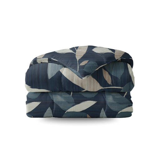 Zelesta Pure Design Cotton Couette - Feuilles sombres