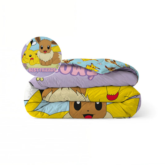 Kids Couette - Pokémon - Pikachu & Eevee