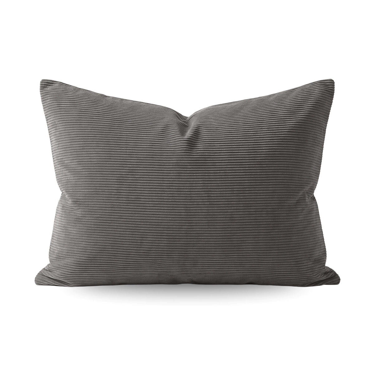 Zelesta Special Corduroy Cotton Taies d'oreiller Lot de 2 - Anthracite