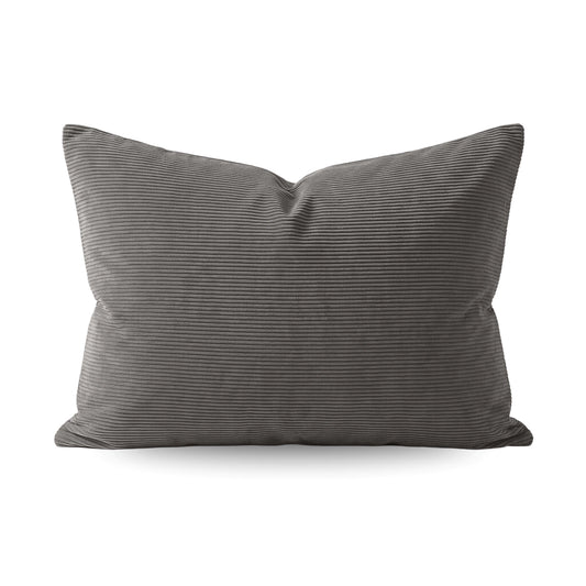 Zelesta Special Corduroy Percale Cotton Pillowcase Set Of 2 - Anthracite