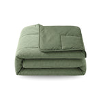 Zelesta Special Corduroy Cotton Couette - Vert forêt