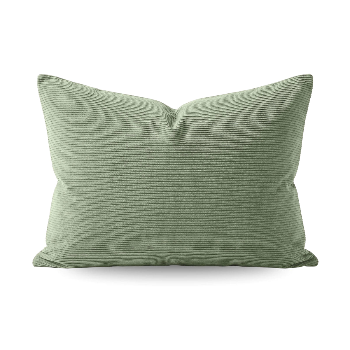 Zelesta Special Corduroy Cotton Taies d'oreiller Lot de 2 - Vert forêt