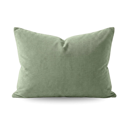 Zelesta Special Corduroy Percale Cotton Pillowcase Set Of 2 - Forest Green