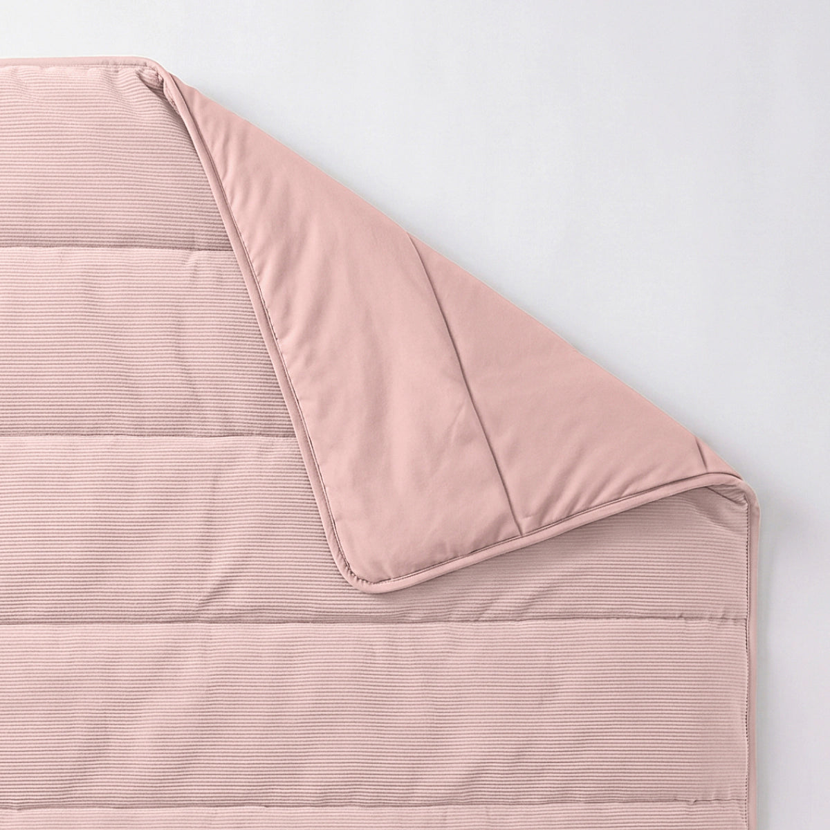 Zelesta Special Corduroy Cotton Couette - Rose poudré