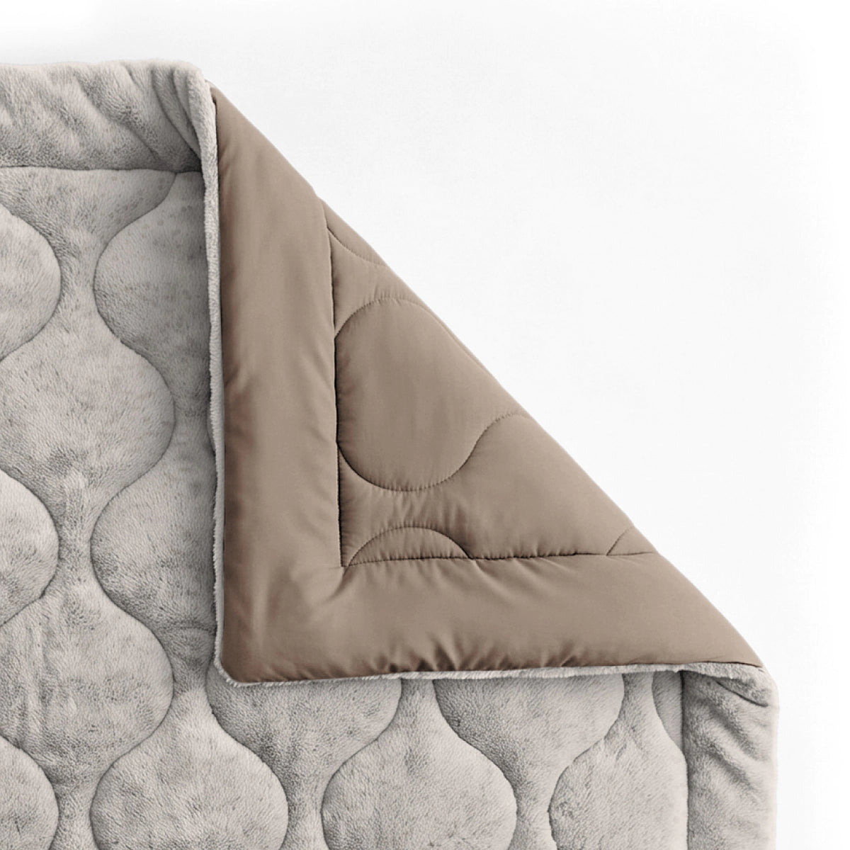 Zelesta Special Teddy Faux Fur Duvet - Moon Grey