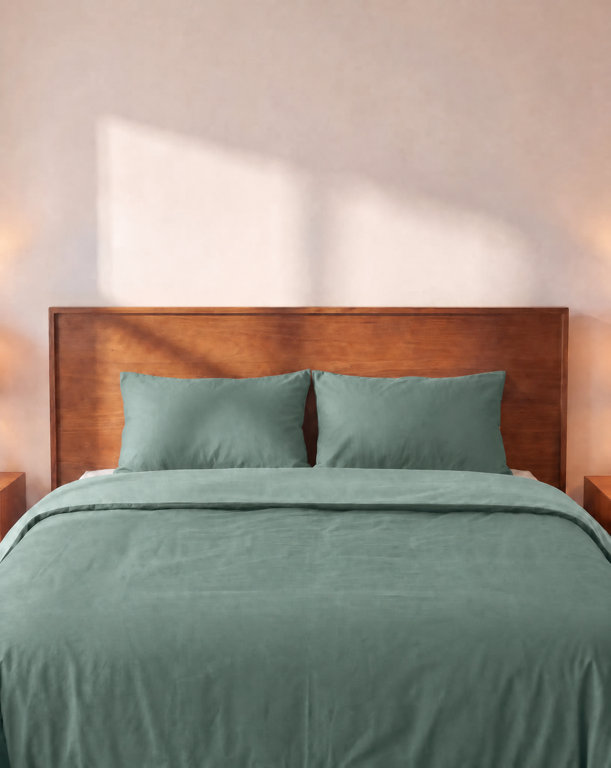 Couette Zelesta Comfort Uni Sans Coutures - Vert Mousse