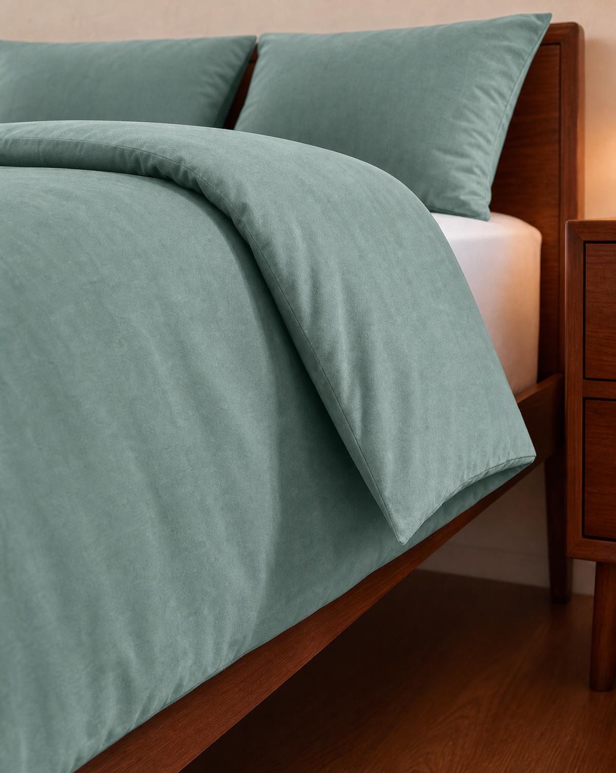 Couette Zelesta Comfort Uni Sans Coutures - Vert Mousse