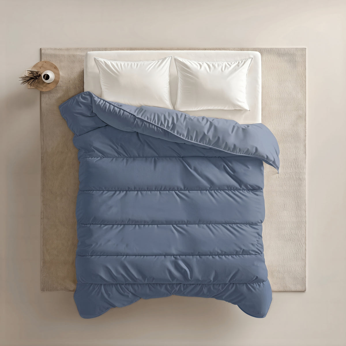 Zelesta Everyday Uni Duvet - Steel Blue