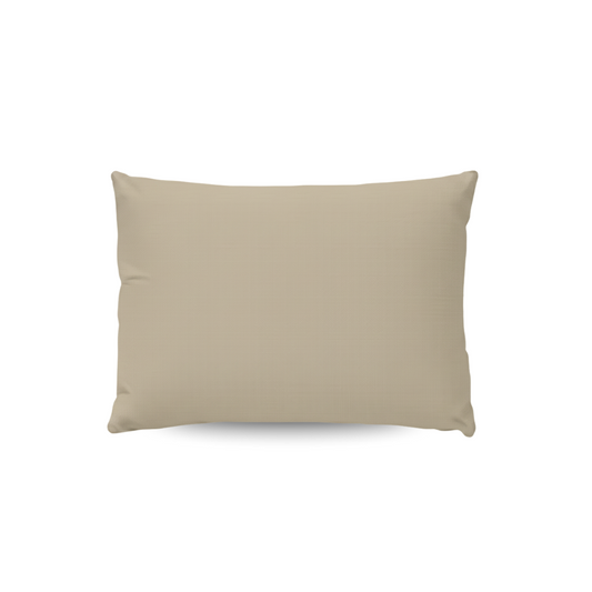 Housse de coussin Zelesta Pure Uni en coton Lot de 2 - Taupe Blush
