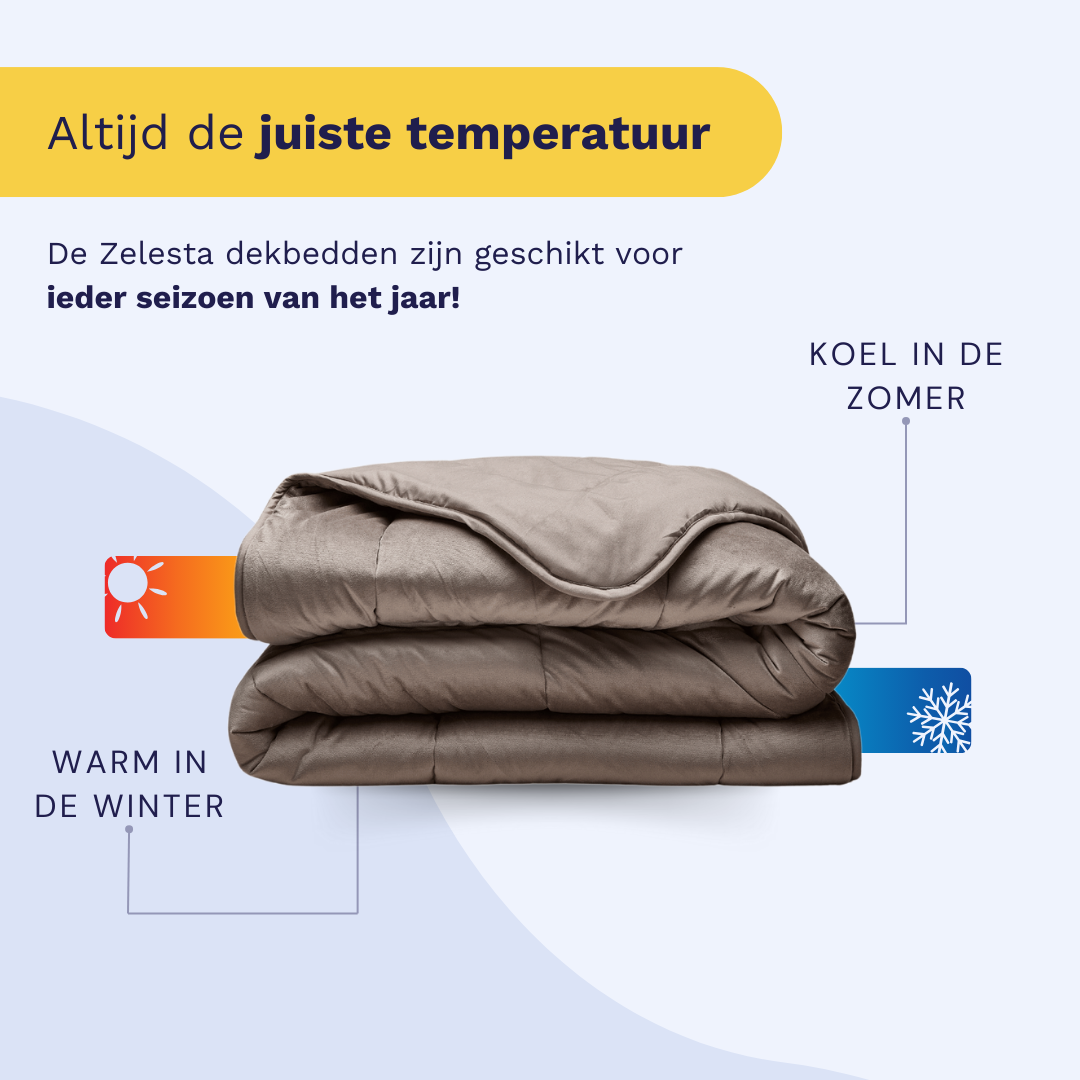 Zelesta Special Velvet Duvet - Taupe