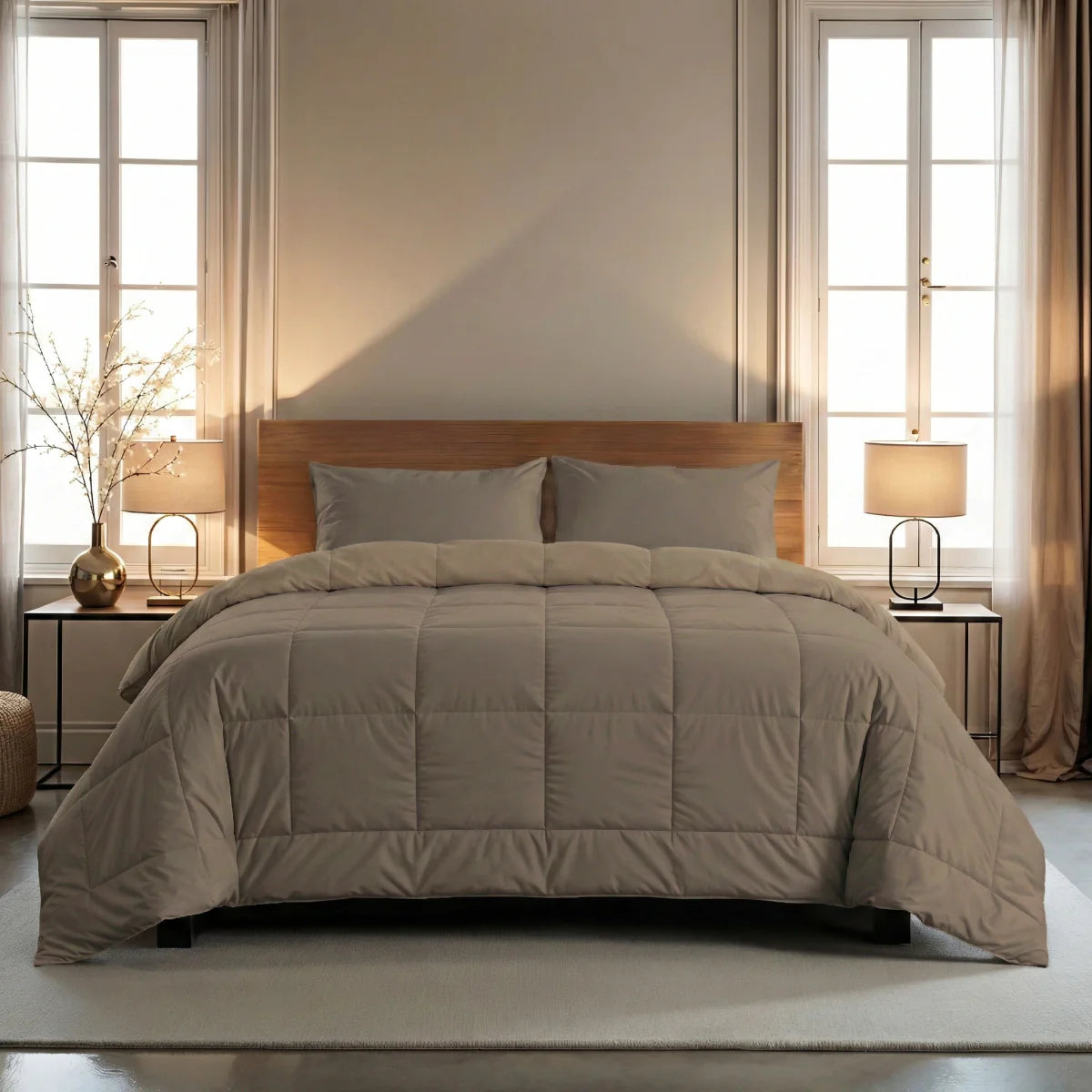 Zelesta Comfort Uni Duvet - Natural Taupe
