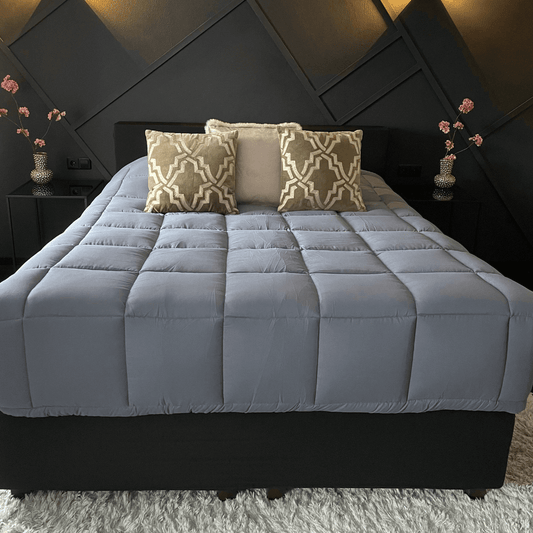 Zelesta Everyday Duo Duvet - Dark Grey & Silver Grey