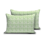 Zelesta Comfort Design Taie d'Oreiller Lot de 2 - Feuille Fraîche