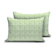 Zelesta Comfort Design Taies d'oreiller Lot de 2 - Feuille fraîche
