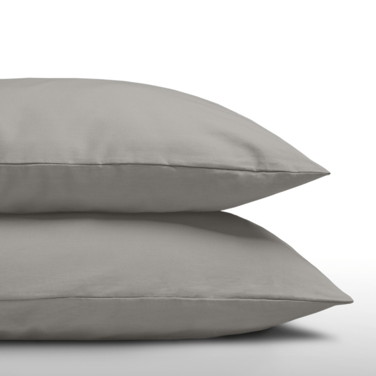 Zelesta Everyday Uni Taies d'oreiller Lot de 2 - Gris