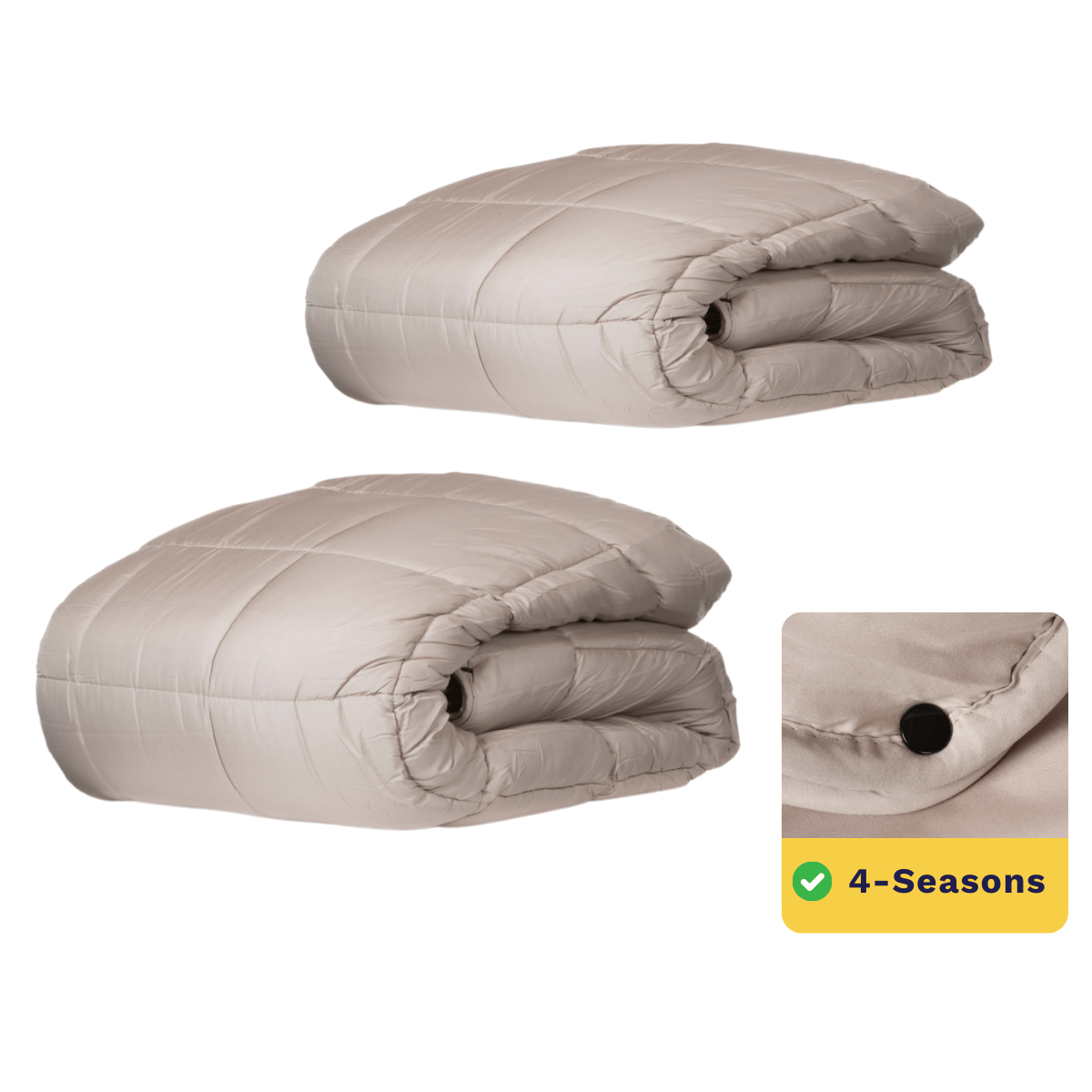 Zelesta-Wonderbed-4-Saisons-Double-Taupe