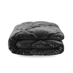 Couette uni en flanelle spéciale Zelesta - Noir