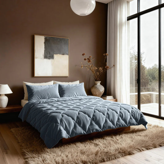 Zelesta Special Flannel Uni Pillowcases Set Of 2 - Blue
