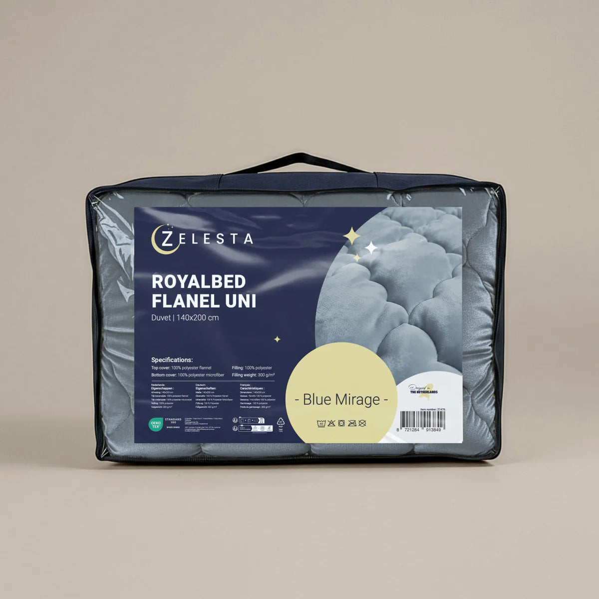 Zelesta Special Flannel Uni Duvet - Blue