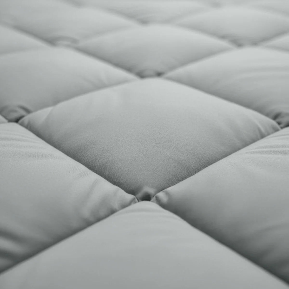 Couette Zelesta Comfort Uni Diamond - Gris-Bleu
