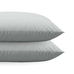 Ensemble de 2 taies d'oreiller Zelesta Comfort Uni Diamond - Gris-Bleu