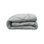 Couette Zelesta Comfort Uni Diamond - Gris-Bleu