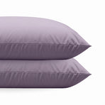 Zelesta Comfort Unie Diamant Taies d'Oreiller - Set de 2 - Lavande Foncé