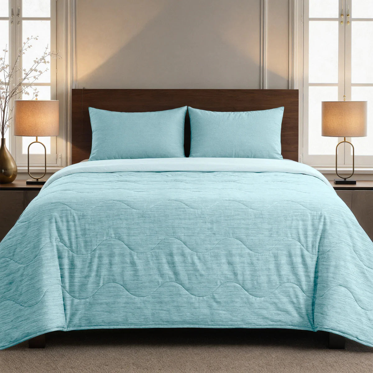Zelesta Special Cooling Blend Summer Duvet - Fresh Mint Green