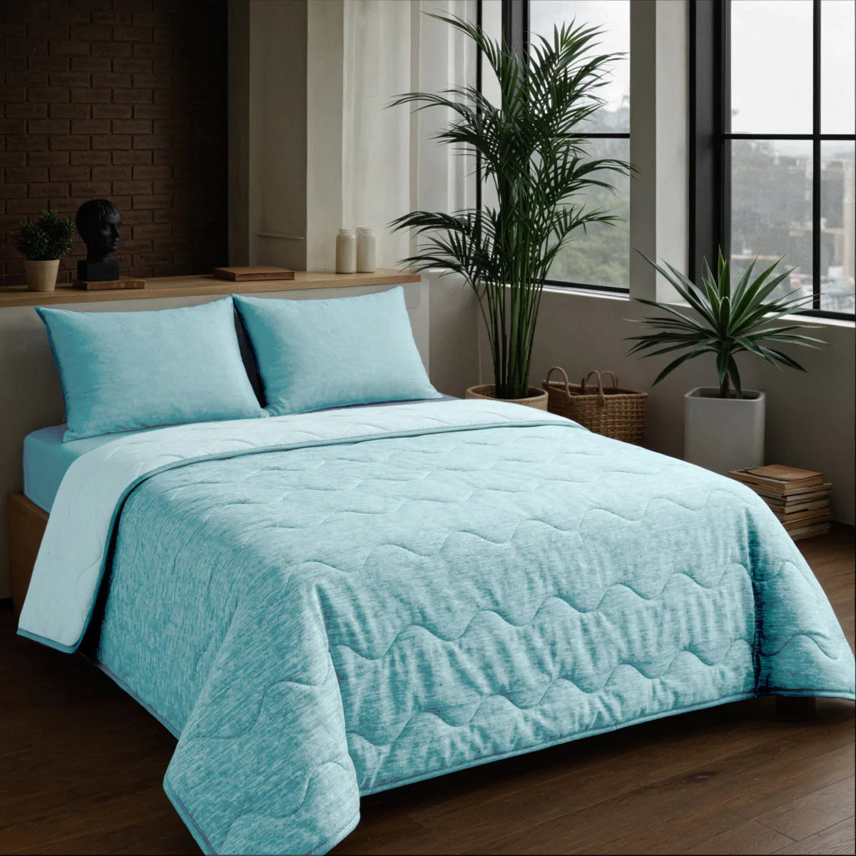 Zelesta Special Cooling Blend Summer Duvet - Fresh Mint Green