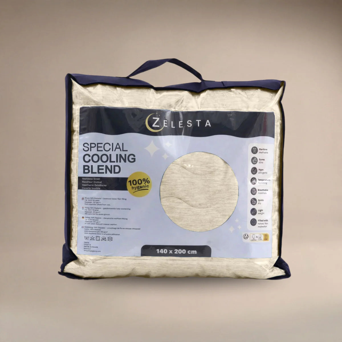 Zelesta Special Cooling Blend Summer Duvet - Ivory Sand