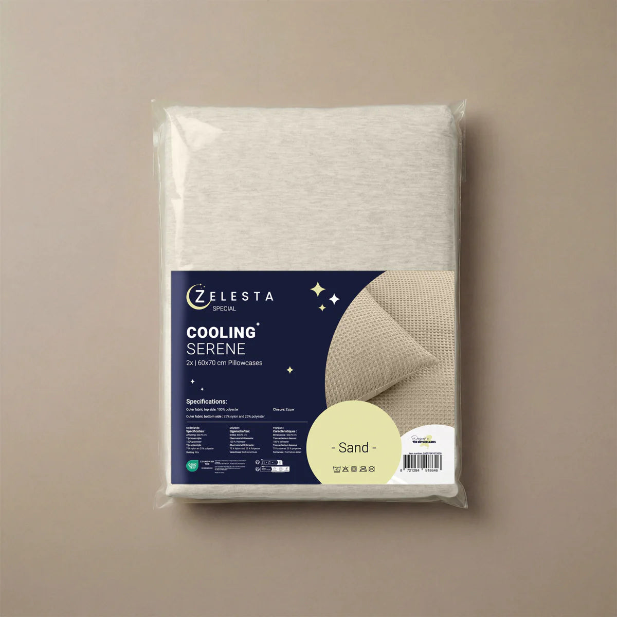 Zelesta Special Cooling Serene Pillowcase Set Of 2 - Cream White