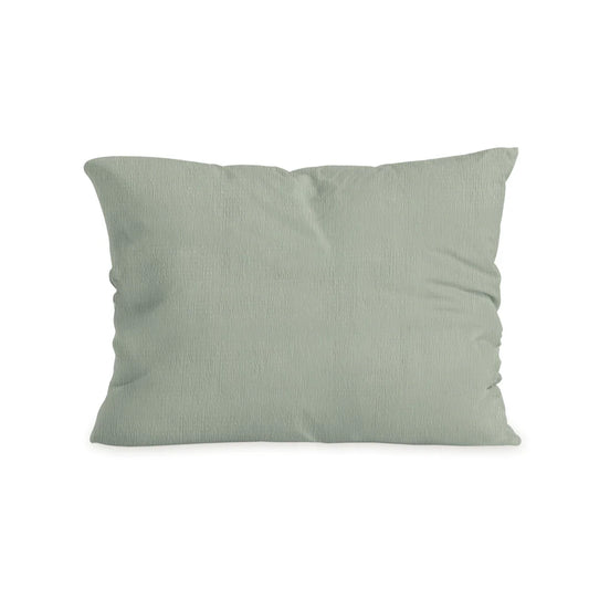 Zelesta Special Seersucker Pillowcase Set Of 2 - Sage Green