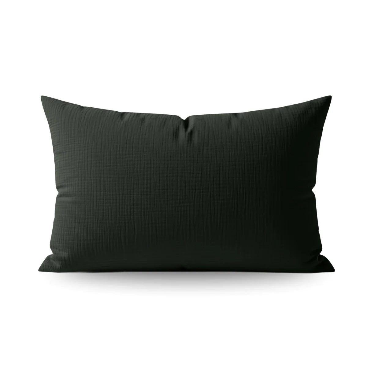 Zelesta Housse de Coussin en Mousseline de Coton Spéciale Teddy Lot de 2 - Vert