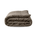 Couette en mousseline de coton spéciale Zelesta Teddy - Taupe