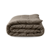 Couette en mousseline de coton spéciale Zelesta Teddy - Taupe