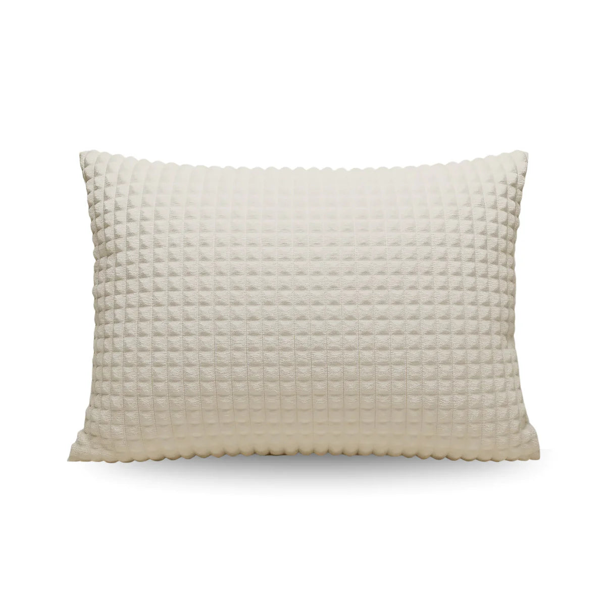 Ensemble de 2 taies d'oreiller Zelesta Special Teddy Check - Crème