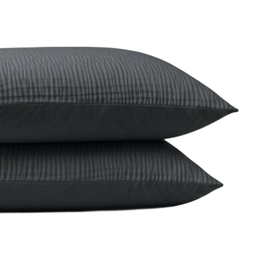 Zelesta Special Velvet Chic Pillowcase Set Of 2 - Anthracite
