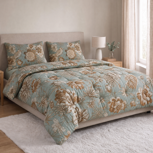 Zelesta Comfort Design Taies d'Oreiller - Set de 2 - Botanic Chic
