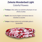 Zelesta Wonderbed Light Pivoines rouges