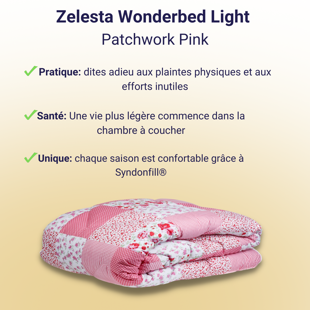 Zelesta Wonderbed Light Patchwork Rose