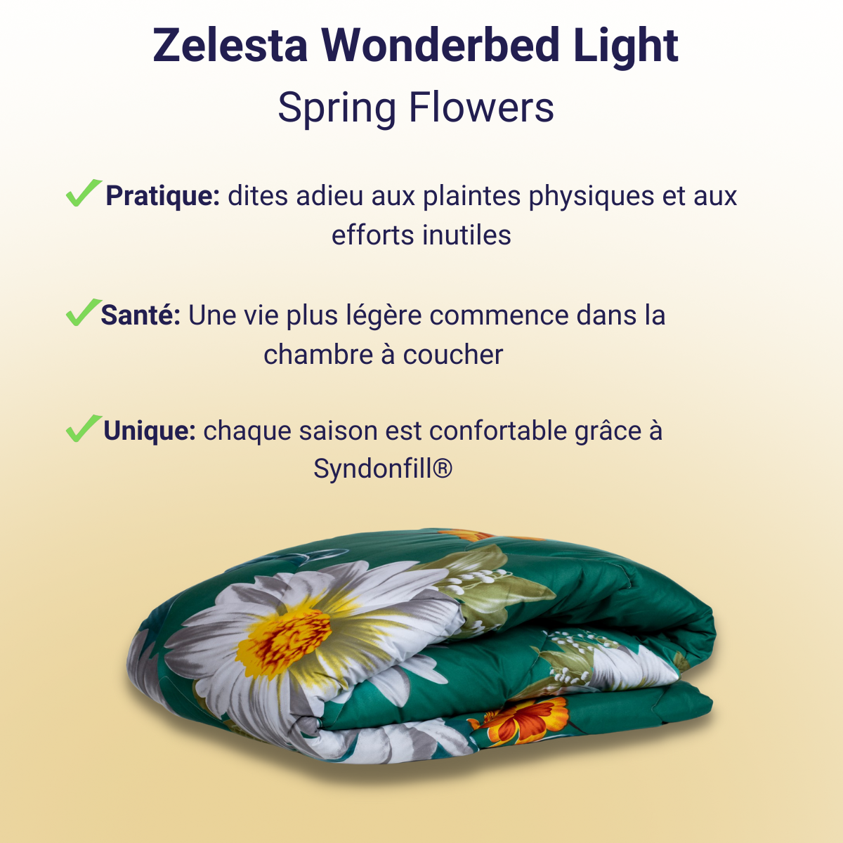 Zelesta Wonderbed Light Fleurs de Printemps