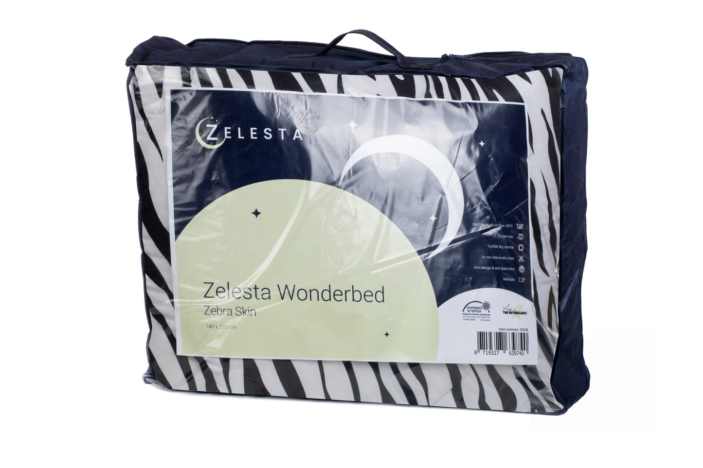 Zelesta Wonderbed Light Peau de Zèbre