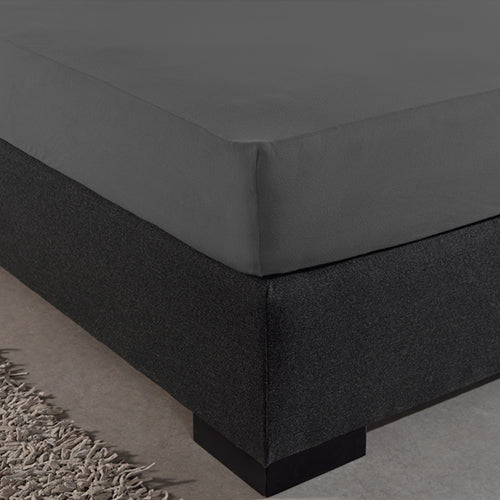 Drap-housse Double Jersey Anthracite