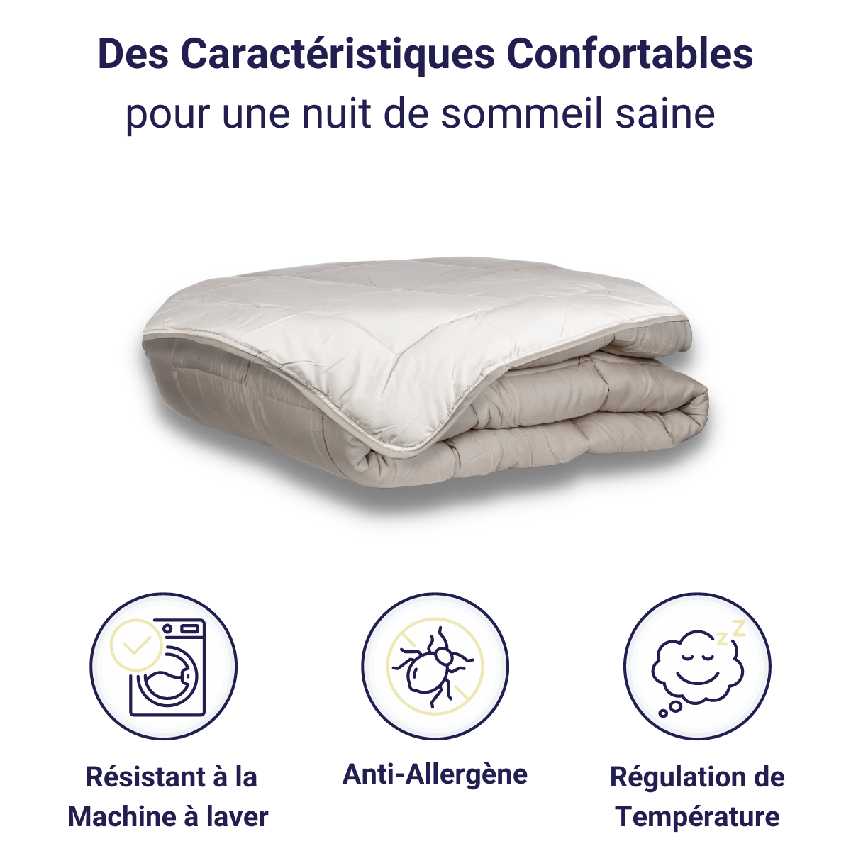 Couette Taupe, Couette Confortable