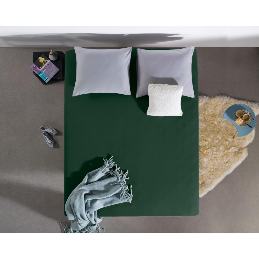 Drap-housse Double Jersey Vert botanique